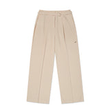COLLECTION BELT POINT TWO TUCK PANTS [BEIGE]