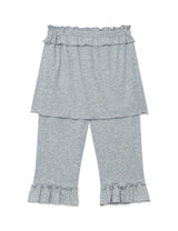 FRILL CAPRI SKIRT PANTS(ST GREY)