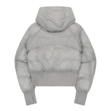 Reversible Check Padded Jacket / Grey