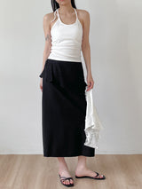 Pound Layered Long Skirt
