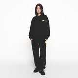 25SS ボックスベーシックロゴジョガーパンツ ブラック
