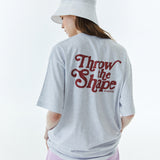 スナップロゴTシャツ メランジグレー