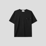 LMN Taper Rivet Pocket Crop Short Sleeve Tee (6 colors)