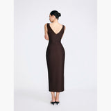Olivia Dress in Espresso
