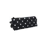 Triangle zipper Pencil Pouch_Dot Black