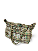 000design Check Shopper Bag / Green