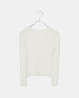 Omin Angora Slim-fit Tank Top Cardigan