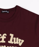 Luv Sunny Tee (Burgundy) K25QB676