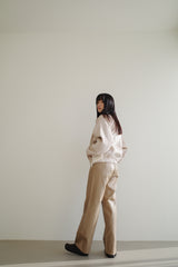 Wool zipup jumper, Cream