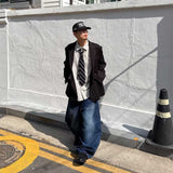 リアルビッグバルーンスナップデニムパンツ