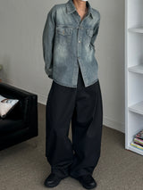 OW Washed Pocket Denim Shirt (2C)