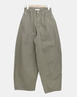 Habeun バックコルセットバルーンワイドパンツ