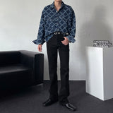 CR denim destroyed cutting cropped jacket (2 colors)