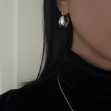 [925silver] ボリュームポーチピアス