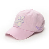 GRAFFITI FLOWER PIGMENT BIOWAHED BALL CAP PINK / BLACK