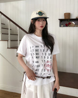 Code Vintage Lettering Short Sleeve