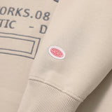 WORKS 08 HOODIE - BEIGE