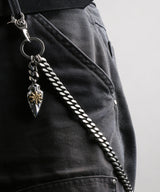 NC-402 Antique Flat Surgical Steel Curve Chain