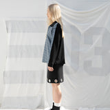 SPORTY PIQUE SHIRTS (BLUE/BLACK)