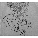 Nerina Wing Print Slim Tee