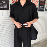 LMN エアークールベルトセットアップショートスリーブジャケット (3 colors)