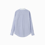 OVER STRIPE STRING SHIRT