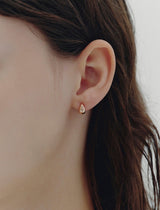 26SS★ H Edition Silver Rainy One-Touch Earrings