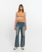 Layered Sleeveless _ ORANGE