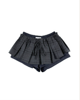 picona check plum layered sk