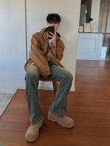 3 TAP Bet Stitch Hood Denim Jacket (2color)