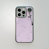 [MADE] シャーリーナイトフォンケース ピンク (epoxy silver bumper)