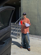 No.1248 S check over half SHIRT (3color)