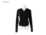 Gazelle Slim Fit Crop Hood Zip-Up