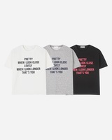 Prit Crop Printing Short Sleeve Tee 3C