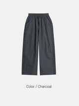 [Unisex] ハンドメイドステッチバンディングパンツ(3color)