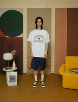 Concept College ハンドロゴホワイトショートスリーブTシャツ [Unisex]