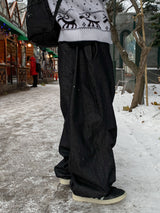 Whale cut denim pants