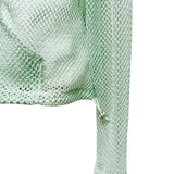 (2color) Chibi Mesh Hood Zip-Up
