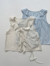 Ollie Frill Sleeveless Blouse