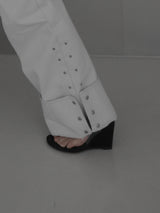 モベル スナップ ロールアップ コットンパンツ