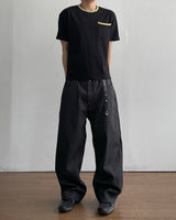 トフ クロップ コントラスト ショートスリーブ Tシャツ 3C