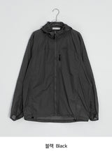 [unisex] オート軽量フードウインドブレーカージャケット