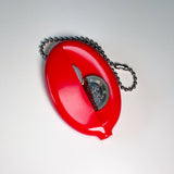 BORN IN CODE Coral Reef Coin Wallet Keyring (Red)
