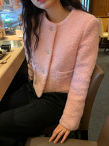 [MADE] [Wool Napping] Winter Warm ピンタックワイドスラックス