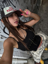 ローワークロススタッドノースリーブ
