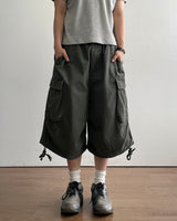 Rope Cargo Bermuda Pants