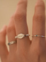 All is well, silver ring with Topaz_November Birthstone