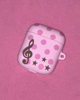 [made] Dot treble clef AirPods case (glossy hard)