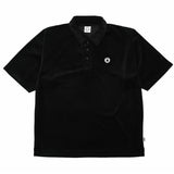 EXAMPLE MINI ROUND LOGO PATCH VELVET POLO SHIRT