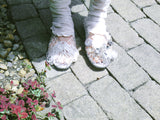 FLOWER BEAD JELLY SHOES